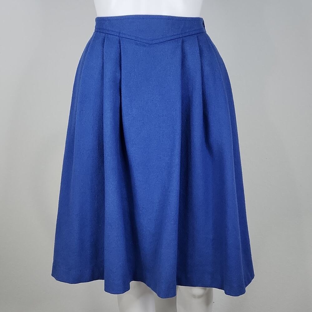 Vintage Patty Woodard Wool Skirt Size Small Petite